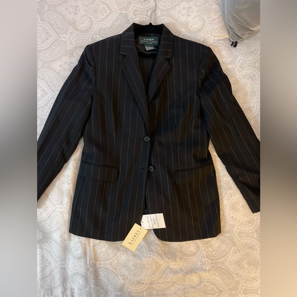 Ralph Lauren Pinstriped Pant Suit Set